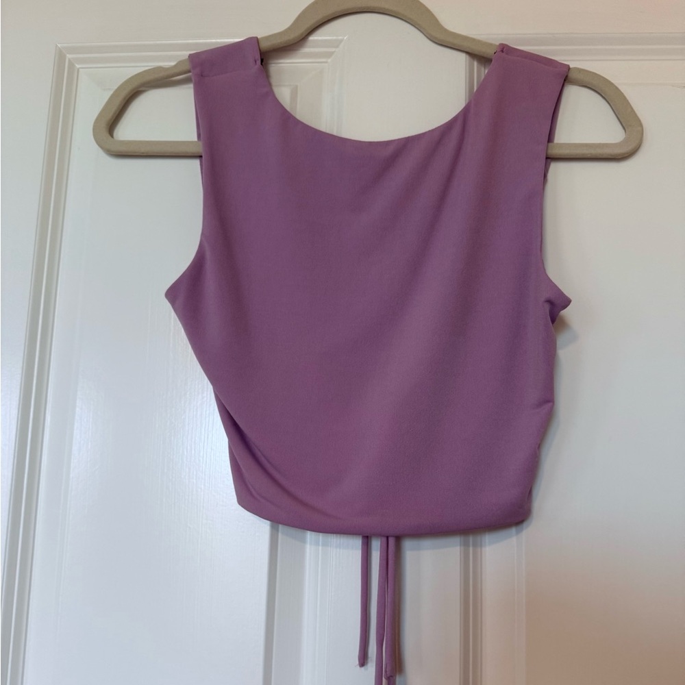 Forever 21 Purple Crop Top